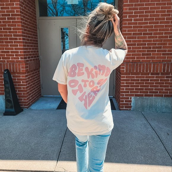 Be Kind To Others Oversized Tee - Picture 9 of 10